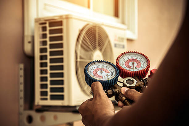 Professional Hvac technician working in Sulphur, OK